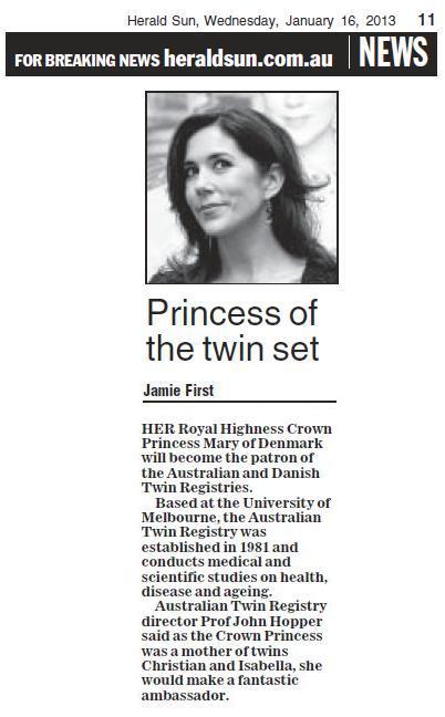 Herald Sun - Princess Mary (Print) 2
