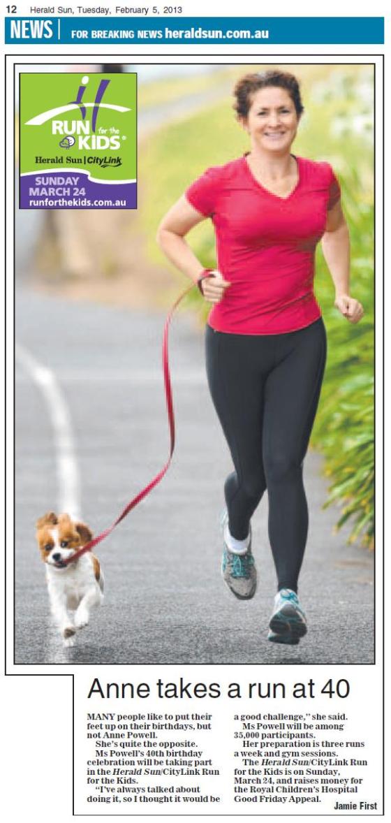 Herald Sun - Run For The Kids (Print)