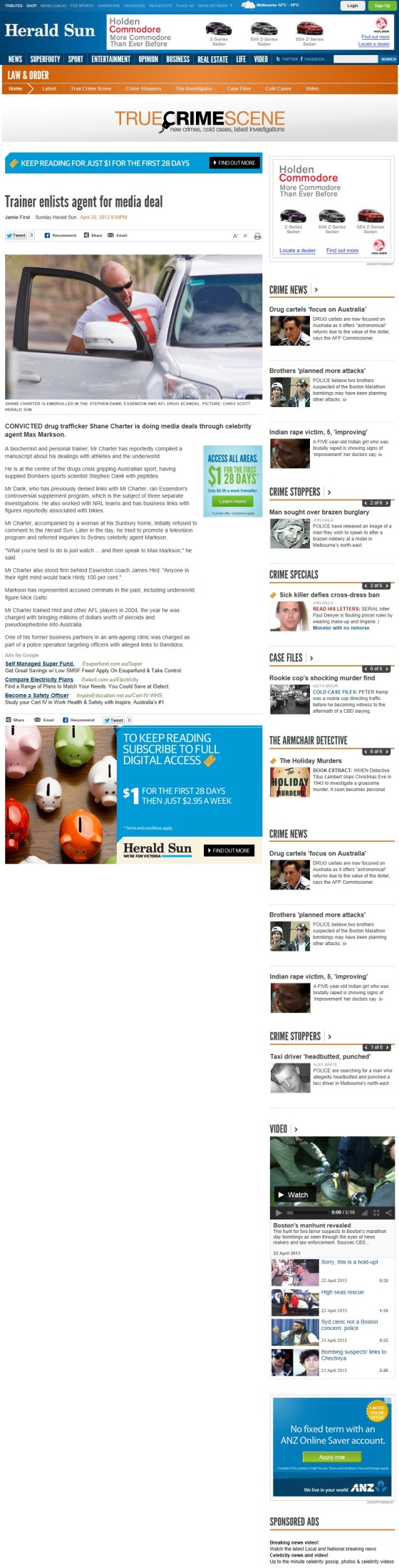 Shane Charter - Online