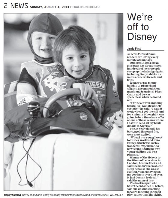 Win Every Minute Competition - Disneyland and Kings Of Leon