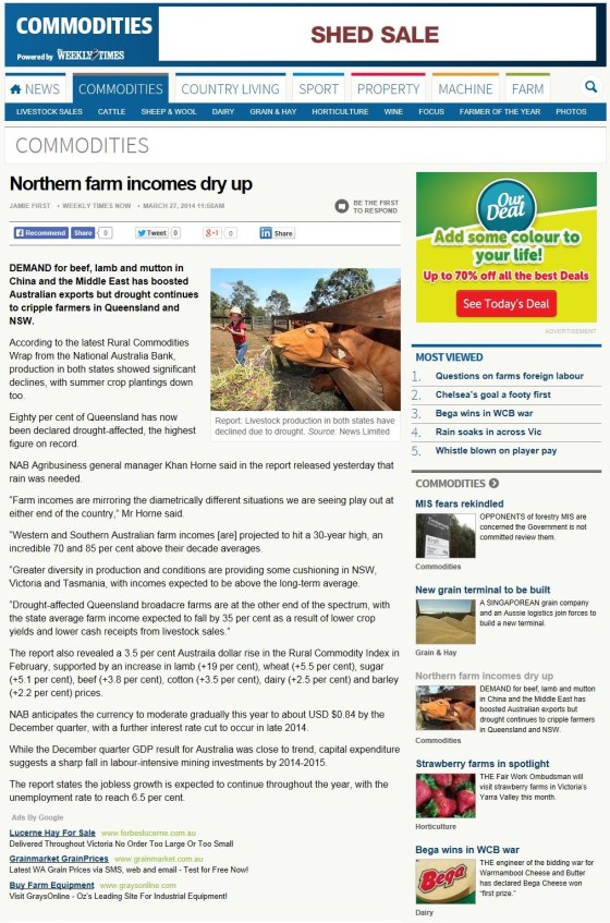 NAB Rural Commodities Wrap 