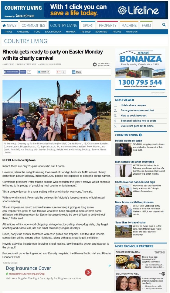 Rheola Charity Carnival - ONLINE