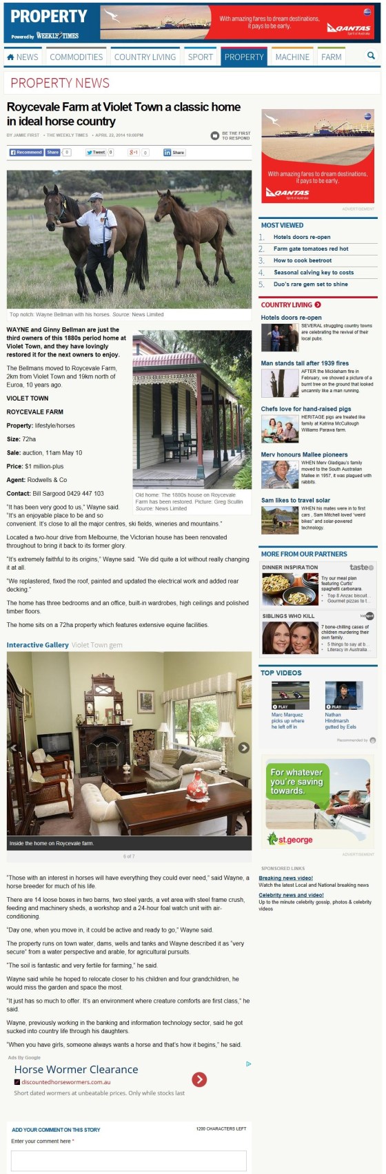 Roycevale Farm - ONLINE