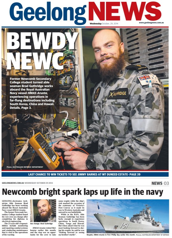 Brad Guthridge - Geelong News