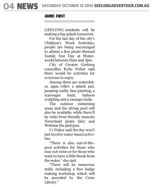 Waterworld Family Day