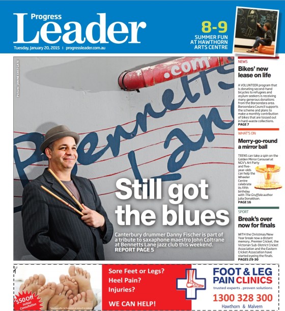 Jazz Festival Front Page