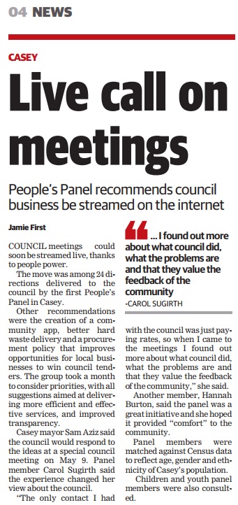 Casey People's Panel