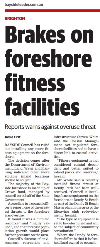 Foreshore Fitness Facilities