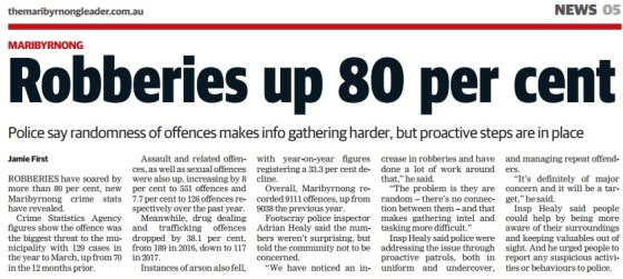 Maribyrnong Crime Stats