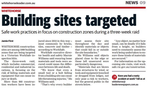 Whitehorse Construction Sites